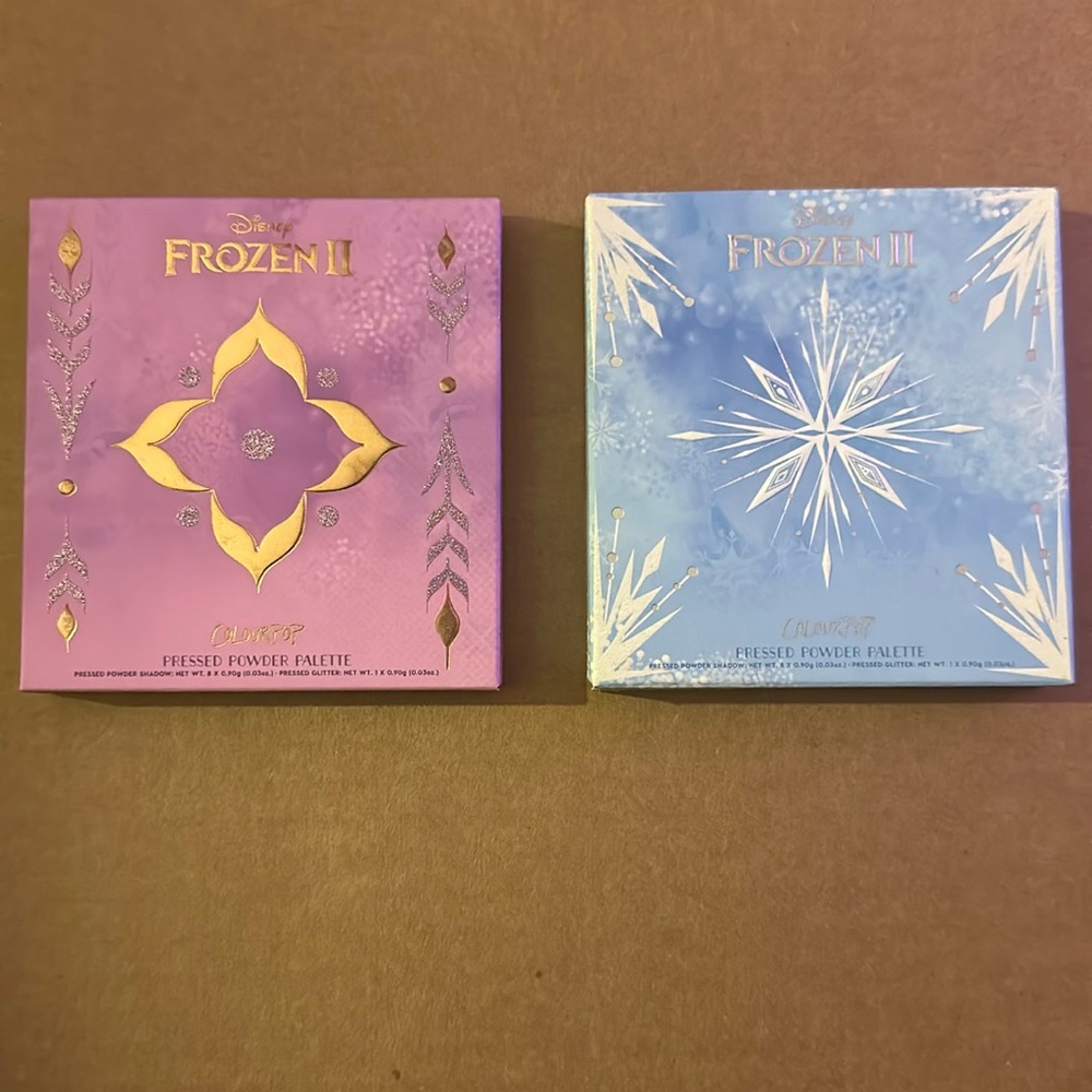 Limited Edition Colourpop Ana & Elsa Palettes